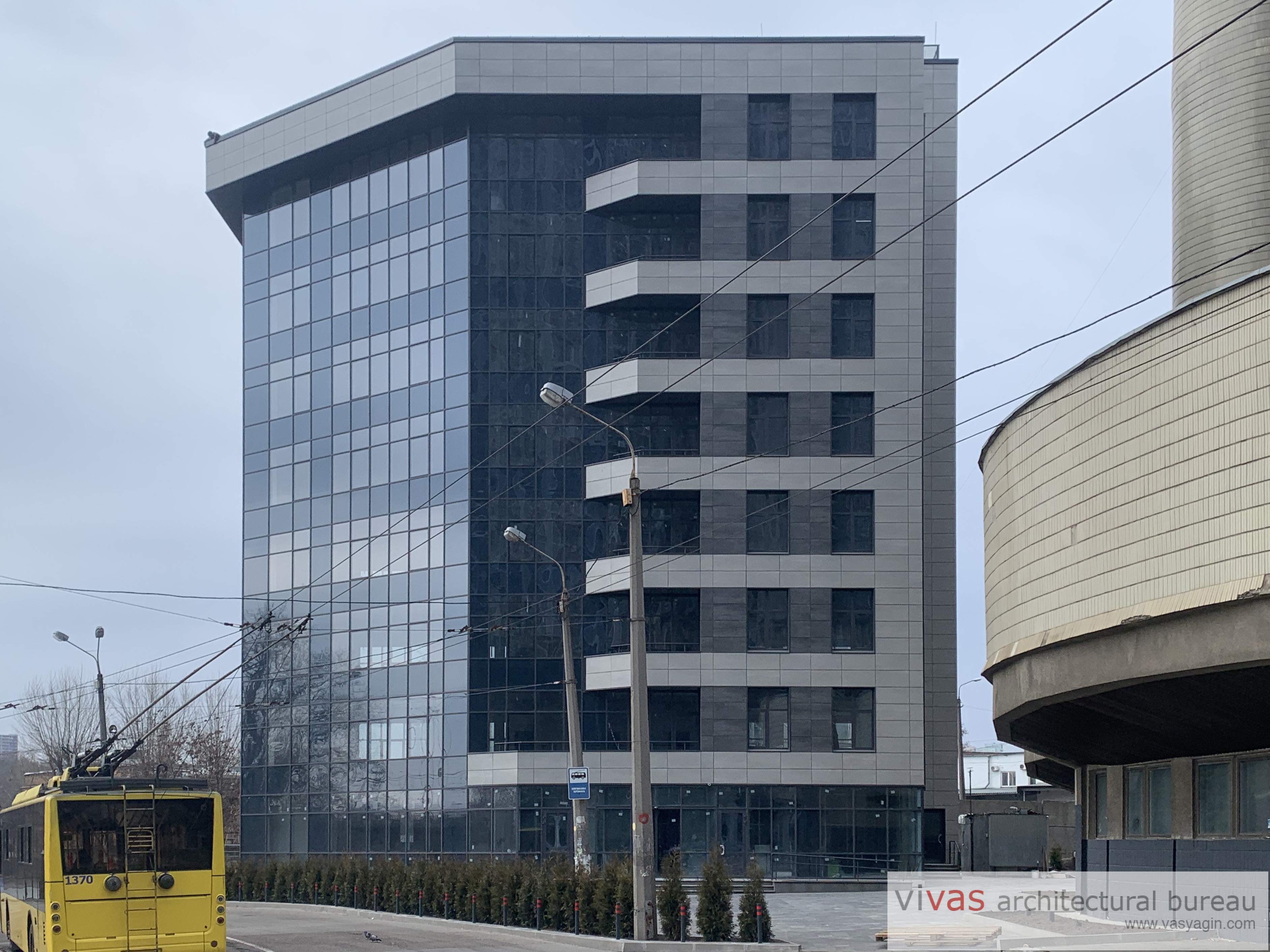 The Office building on M. Boychuka (Kikvidze) str., Kyiv (implemented)